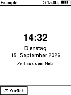 Die WLAN-Seite mit eingeschaltetem Zugangspunkt