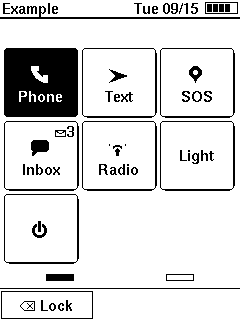 Choosing a ready-made message