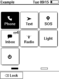 Battery nearly empty