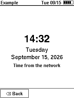 The Wi-Fi page with the access point on