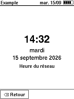 La page Wi-Fi avec le point d'accès activé